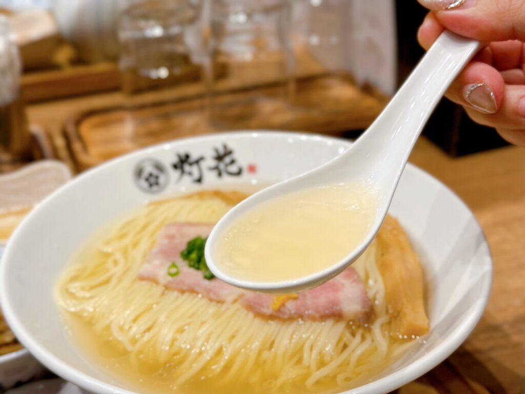 ラーメン滑走路 福岡空港 鯛塩そば灯花