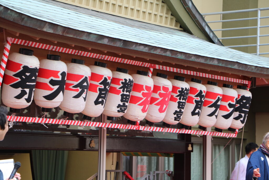 櫛田神社 節分大祭 朧の森に棲む森 豆まき 博多座