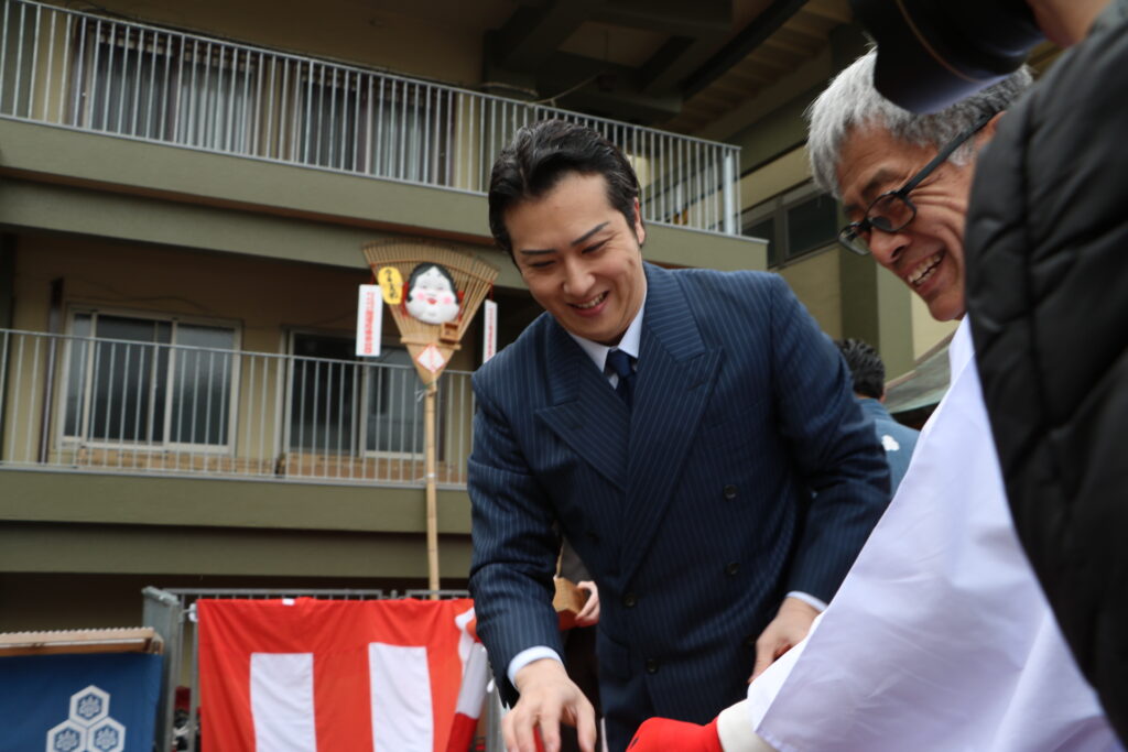 櫛田神社 節分大祭 朧の森に棲む森 豆まき 博多座