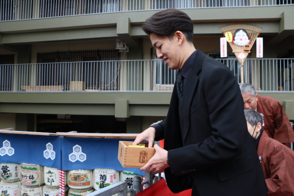 櫛田神社 節分大祭 朧の森に棲む森 豆まき 博多座