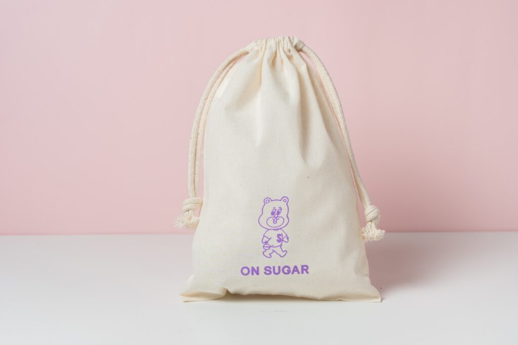 ON SUGARの母の日限定ギフトの巾着