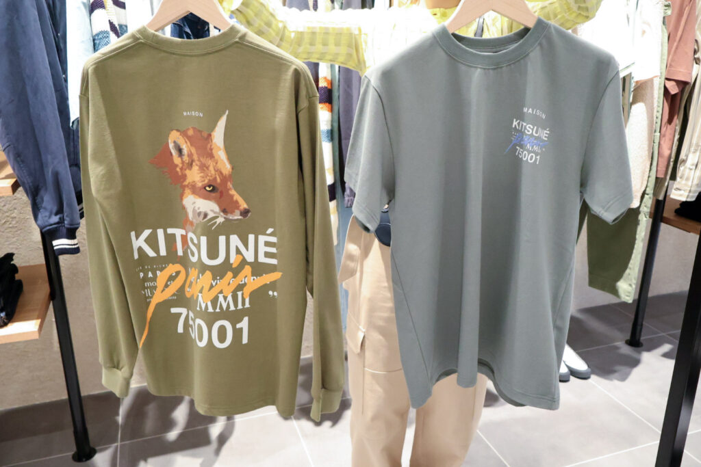 ワンビルにオープンしたMaison Kitsunéの様子