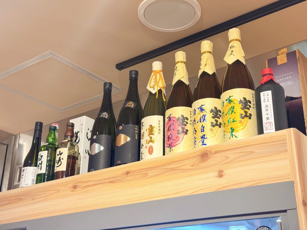 博多デイトス・博多ほろよい通りにオープンした「酒と旅と語らいの店 ポン介(ぽんすけ)」のお酒