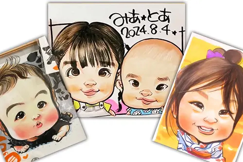 アップル歯科六本松の似顔絵イベント