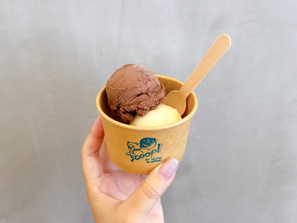 Scoop! ice cream&coffee　ダブルカップ