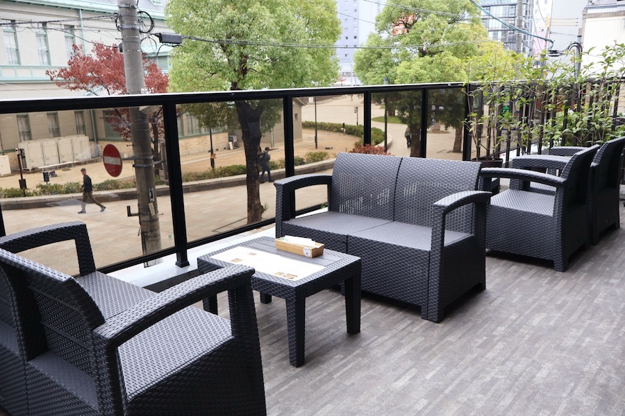 おむすび横丁 西中洲店の テラス席の画像